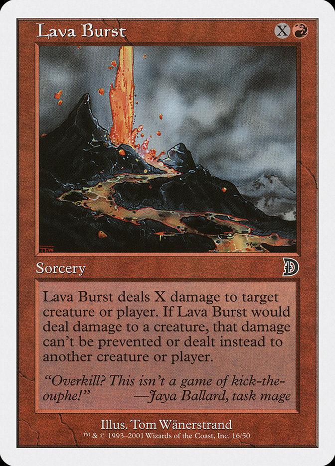 Lava Burst (16) [Deckmasters] | Odin's Place