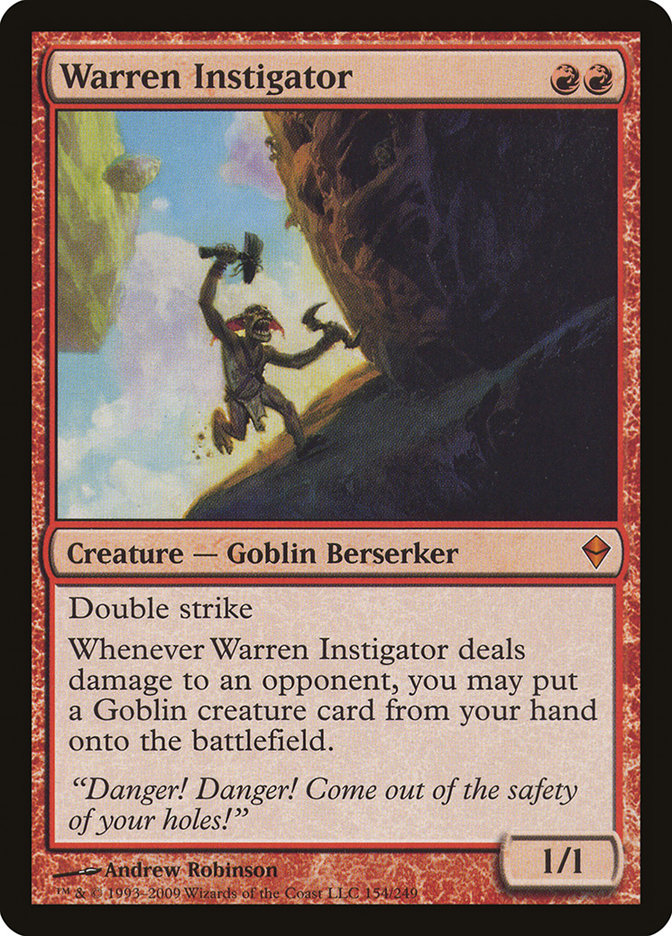 Warren Instigator (154) [Zendikar] | Odin's Place