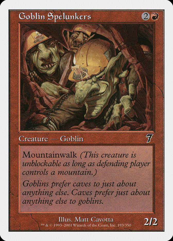 Goblin Spelunkers (193) [Seventh Edition] | Odin's Place
