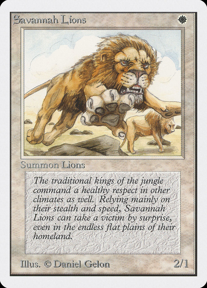 Savannah Lions (39) [Unlimited Edition] | Odin's Place