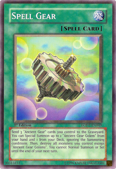 Spell Gear [LODT-EN049] Common | Odin's Place