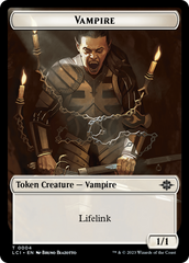 Vampire // Dinosaur (0009) Double-Sided Token [The Lost Caverns of Ixalan Tokens] | Odin's Place