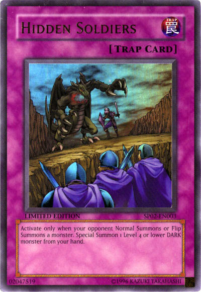 Hidden Soldiers [SP02-EN003] Ultra Rare | Odin's Place