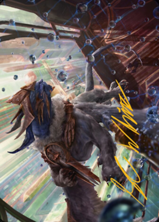 Change of Plans Art Card (Gold-Stamped Signature) [Streets of New Capenna Art Series] | Odin's Place