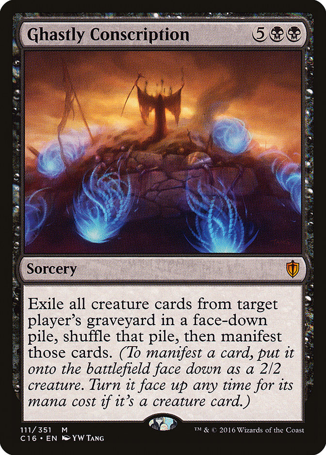 Ghastly Conscription (111) [Commander 2016] | Odin's Place