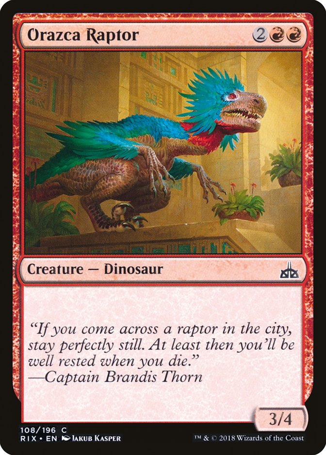 Orazca Raptor (108) [Rivals of Ixalan] | Odin's Place