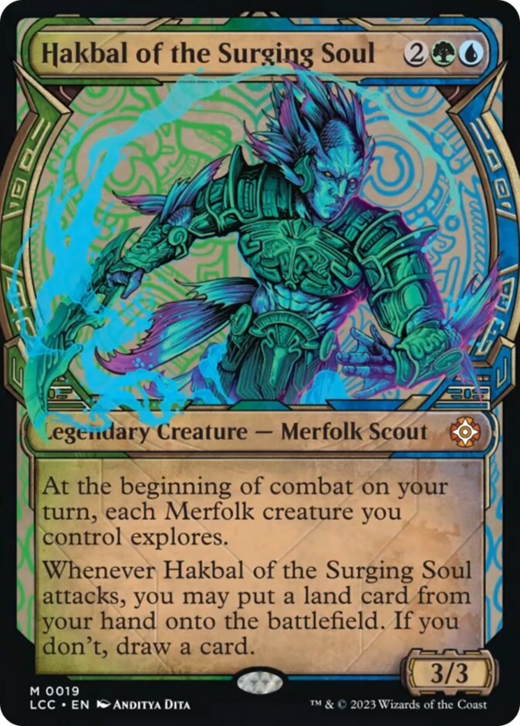 Hakbal of the Surging Soul (Showcase) [The Lost Caverns of Ixalan Commander] | Odin's Place
