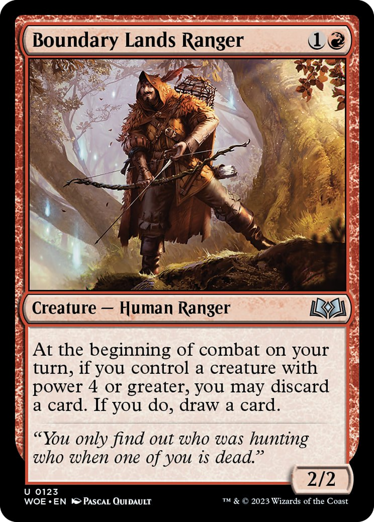 Boundary Lands Ranger [Wilds of Eldraine] | Odin's Place