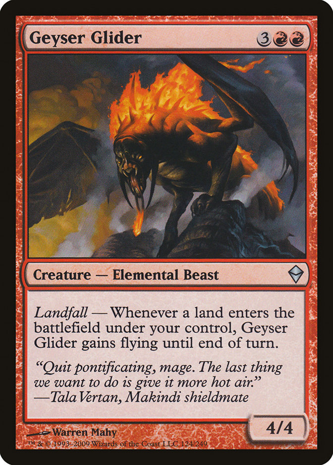 Geyser Glider (124) [Zendikar] | Odin's Place
