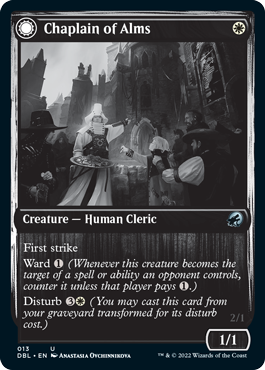 Chaplain of Alms // Chapel Shieldgeist [Innistrad: Double Feature] | Odin's Place