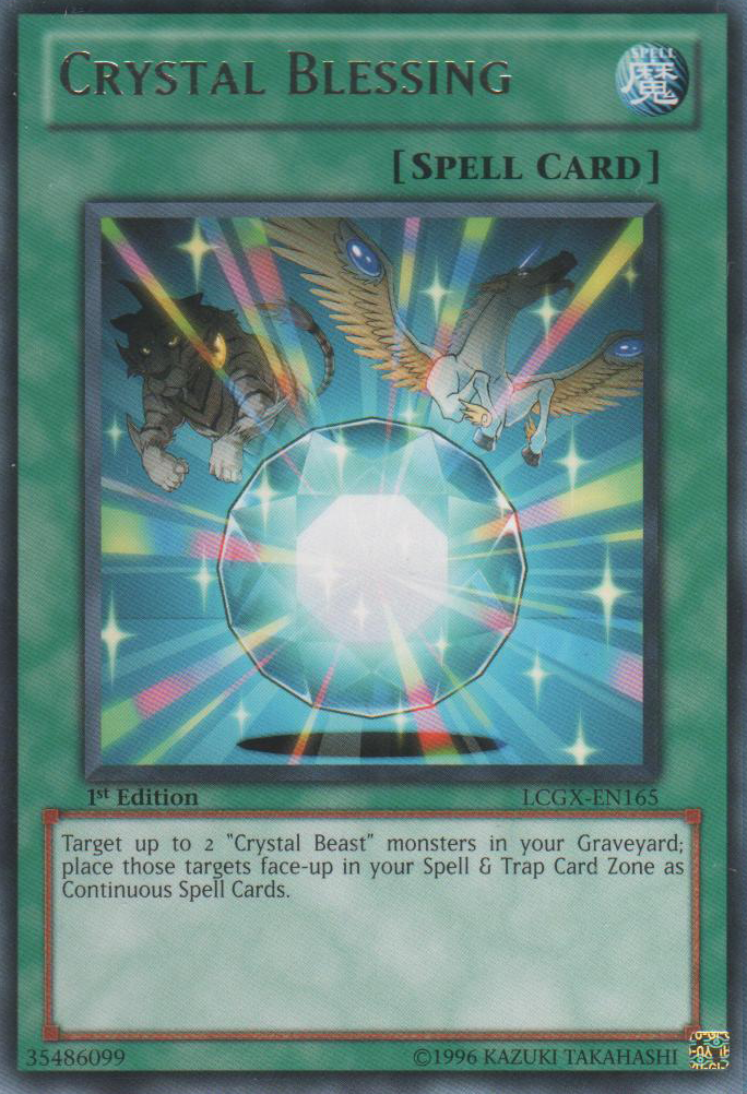 Crystal Blessing [LCGX-EN165] Rare | Odin's Place