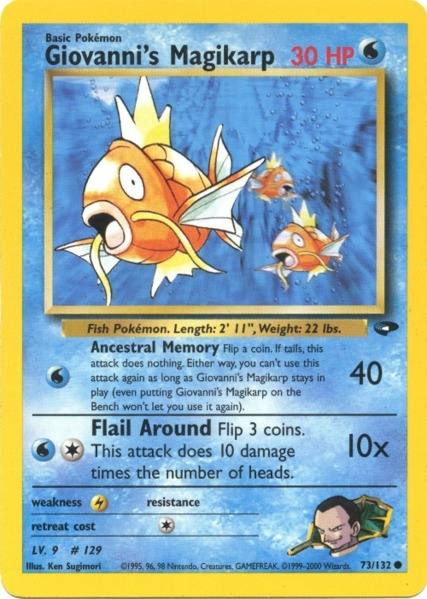 Giovanni's Magikarp (73/132) [Gym Challenge Unlimited] | Odin's Place