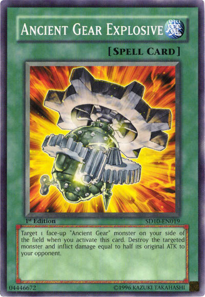 Ancient Gear Explosive [SD10-EN019] Common | Odin's Place