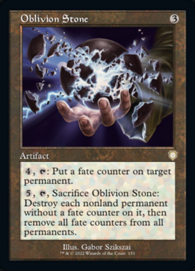Oblivion Stone (Retro) [The Brothers' War Commander] | Odin's Place