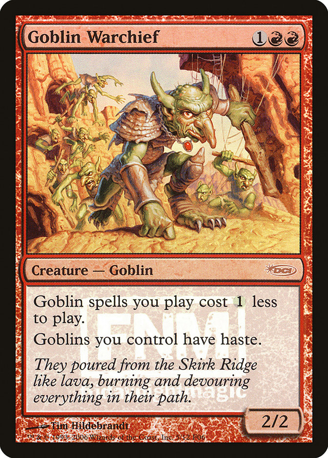 Goblin Warchief (5) [Friday Night Magic 2006] | Odin's Place