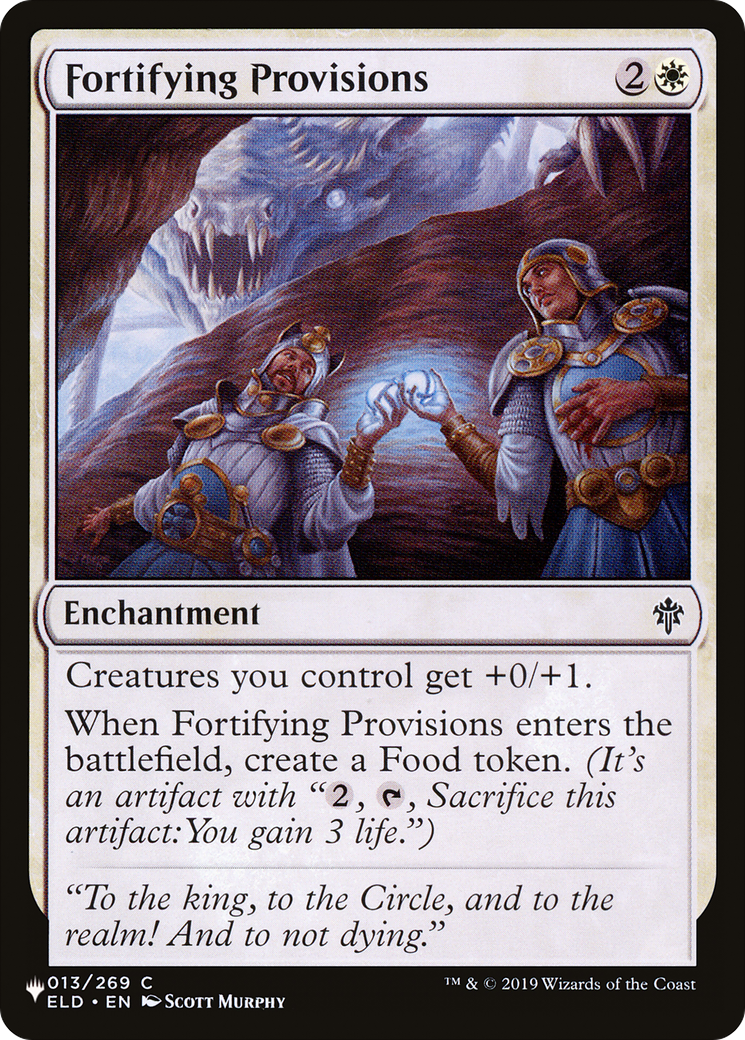 Fortifying Provisions [The List] | Odin's Place