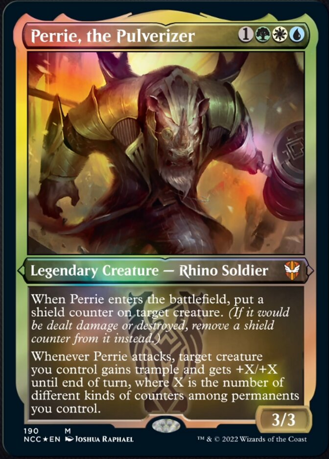 Perrie, the Pulverizer (Display Commander) [Streets of New Capenna Commander] | Odin's Place