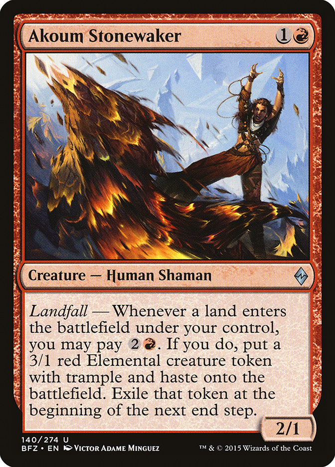 Akoum Stonewaker (140) [Battle for Zendikar] | Odin's Place