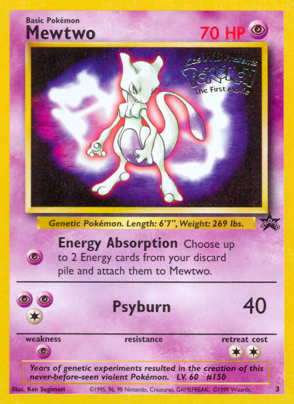 Mewtwo (3) [Wizards of the Coast: Black Star Promos] | Odin's Place