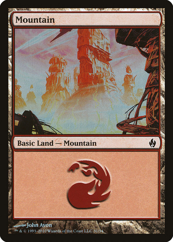 Mountain (31) [Premium Deck Series: Fire and Lightning] | Odin's Place