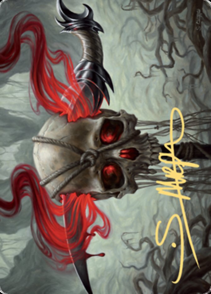 Mind Carver Art Card (Gold-Stamped Signature) [Zendikar Rising Art Series] | Odin's Place