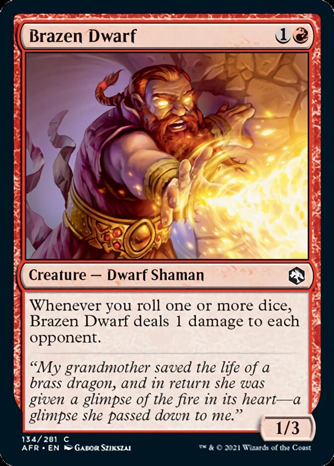 Brazen Dwarf [Dungeons & Dragons: Adventures in the Forgotten Realms] | Odin's Place