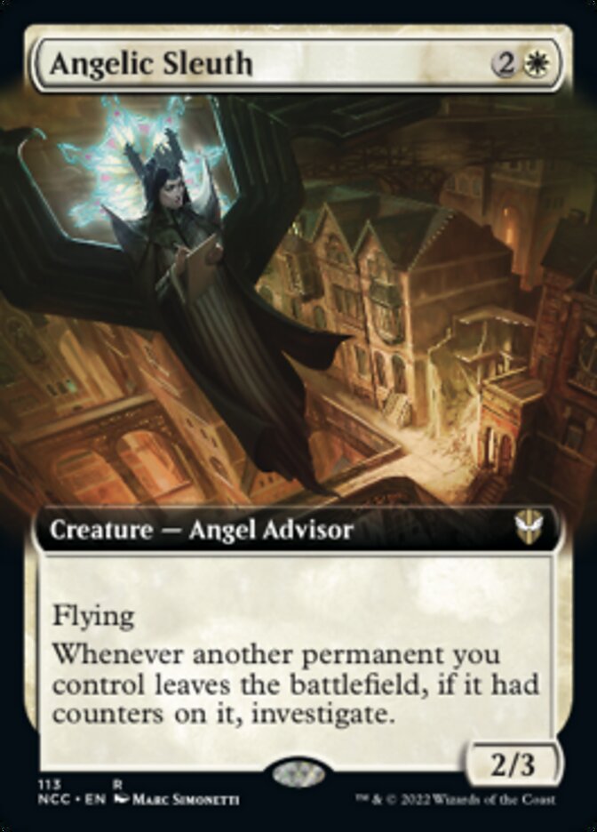 Angelic Sleuth (Extended Art) [Streets of New Capenna Commander] | Odin's Place