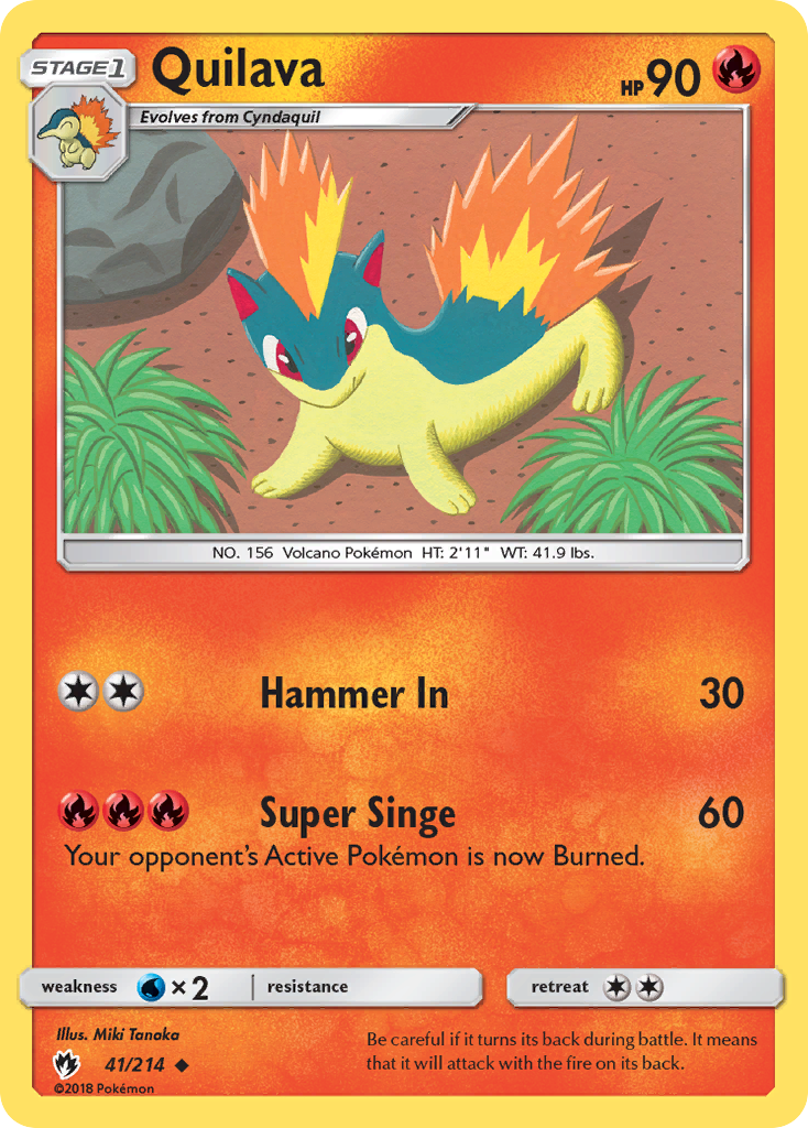 Quilava (41/214) [Sun & Moon: Lost Thunder] | Odin's Place