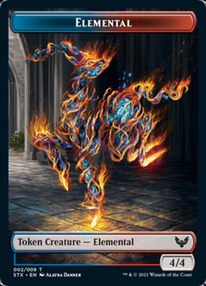Drake // Elemental (002) Double-Sided Token [Commander 2021 Tokens] | Odin's Place