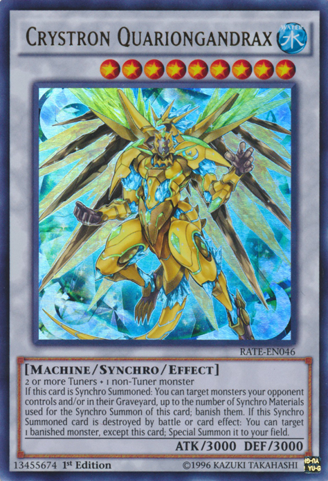 Crystron Quariongandrax [RATE-EN046] Ultra Rare | Odin's Place