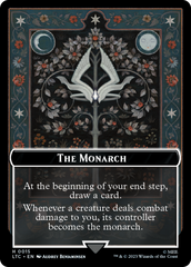 The Monarch // Treasure Double-Sided Token [The Lord of the Rings: Tales of Middle-Earth Commander Tokens] | Odin's Place