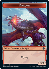 Dragon // Dragon Double-Sided Token [Starter Commander Decks] | Odin's Place
