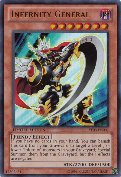Infernity General [YF03-EN001] Ultra Rare | Odin's Place