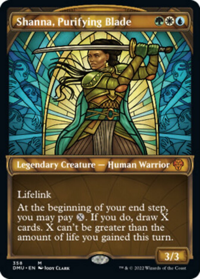 Shanna, Purifying Blade (Showcase Textured) [Dominaria United] | Odin's Place