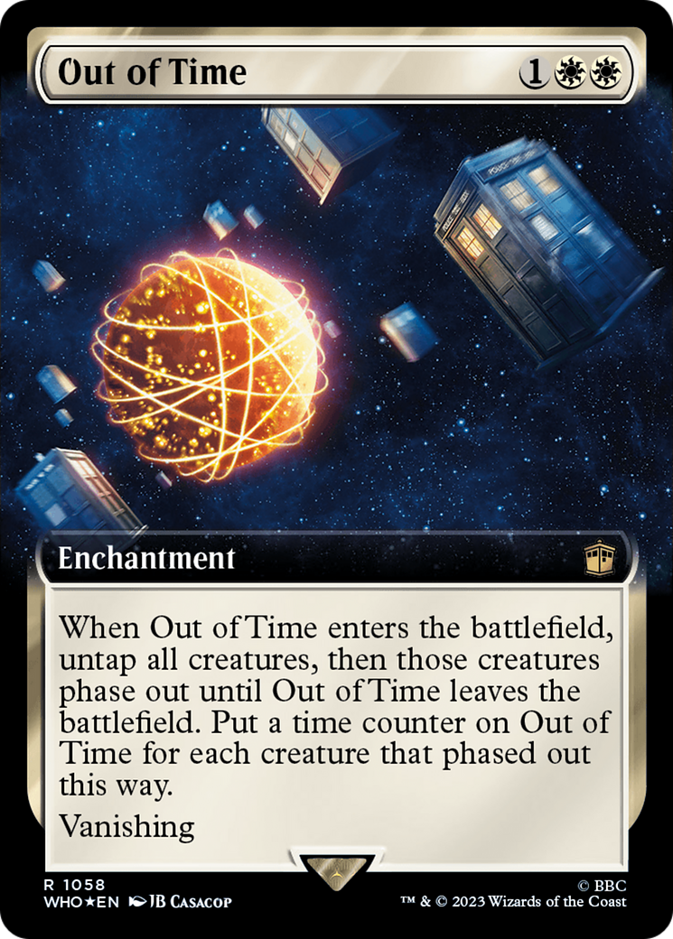 Out of Time (Extended Art) (Surge Foil) [Doctor Who] | Odin's Place