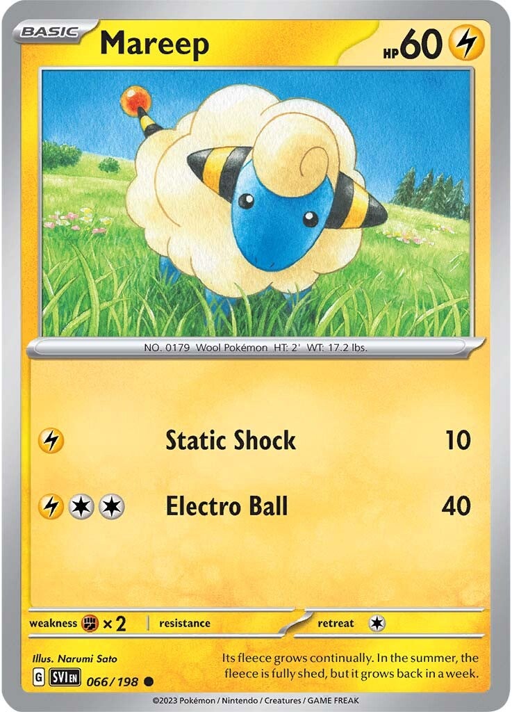 Mareep (066/198) [Scarlet & Violet: Base Set] | Odin's Place