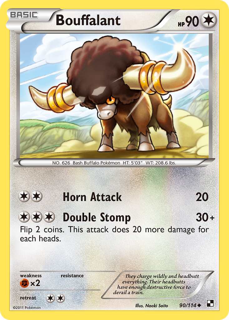 Bouffalant (90/114) [Black & White: Base Set] | Odin's Place