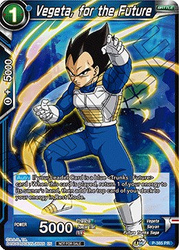 Vegeta, for the Future (Tournament Pack Vol. 8) (P-385) [Tournament Promotion Cards] | Odin's Place