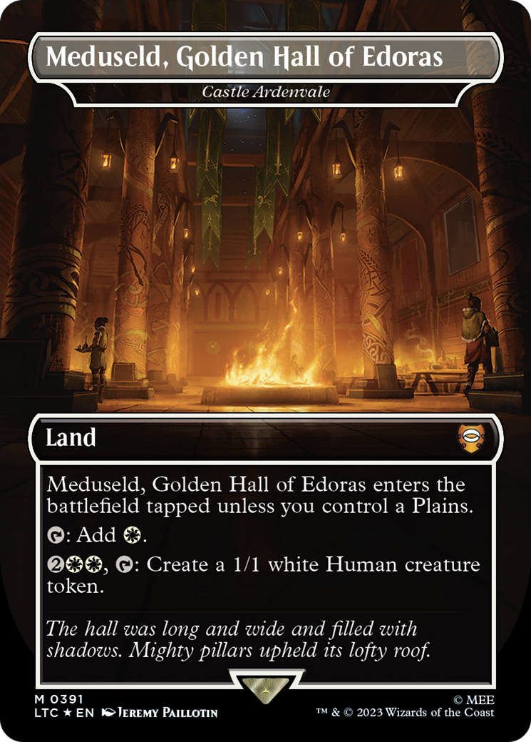 Meduseld, Golden Hall of Edoras - Castle Ardenvale (Surge Foil Realms and Relics) [The Lord of the Rings: Tales of Middle-Earth Commander] | Odin's Place