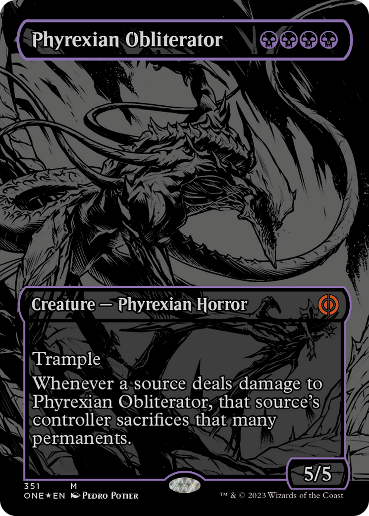 Phyrexian Obliterator (Oil Slick Raised Foil) [Phyrexia: All Will Be One] | Odin's Place