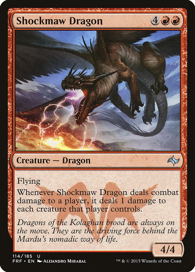 Shockmaw Dragon (114) [Fate Reforged] | Odin's Place