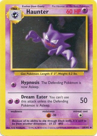 Haunter (29/102) [Base Set Unlimited] | Odin's Place