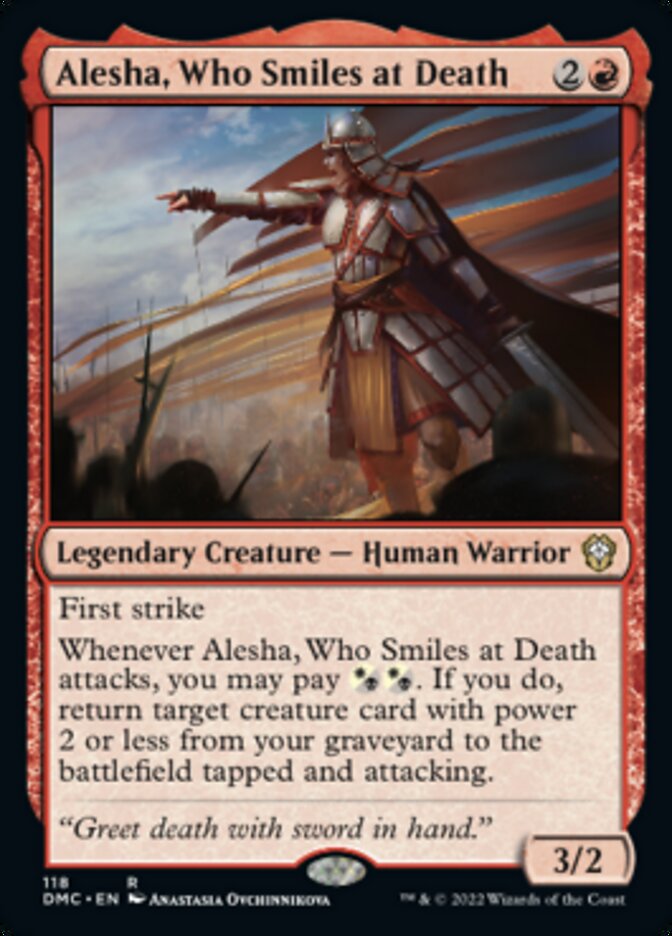 Alesha, Who Smiles at Death [Dominaria United Commander] | Odin's Place
