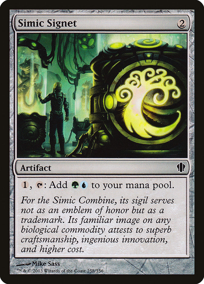 Simic Signet (258) [Commander 2013] | Odin's Place