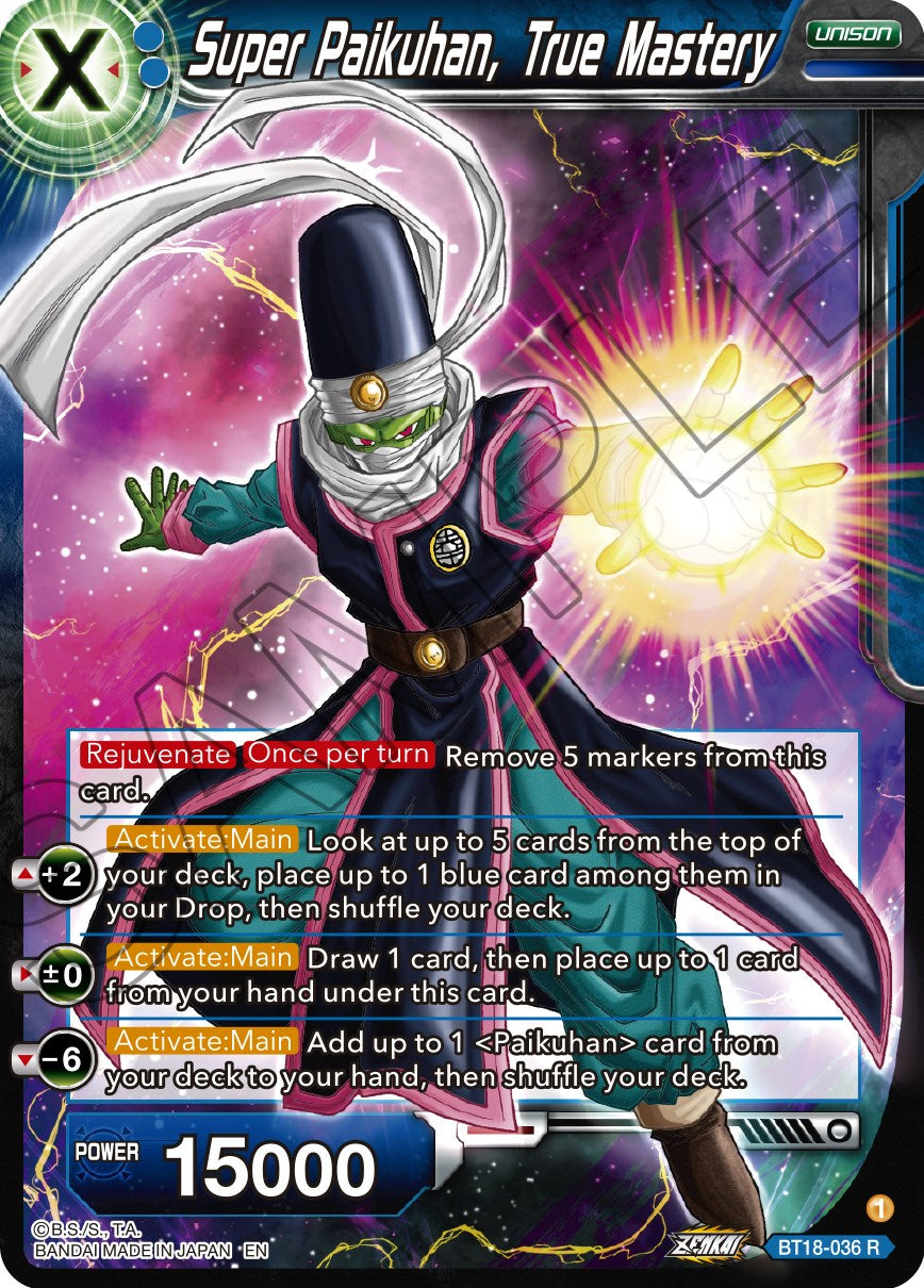 Super Paikuhan, True Master (BT18-036) [Dawn of the Z-Legends] | Odin's Place