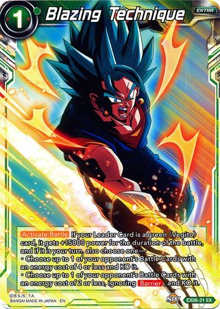 Blazing Technique (EX06-21) [Special Anniversary Set] | Odin's Place