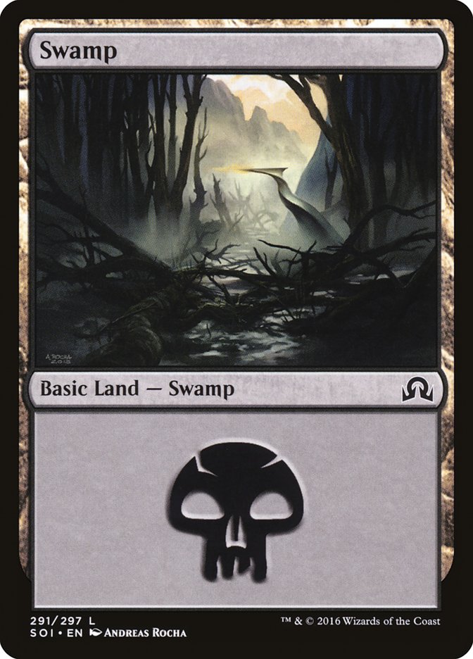 Swamp (291) [Shadows over Innistrad] | Odin's Place