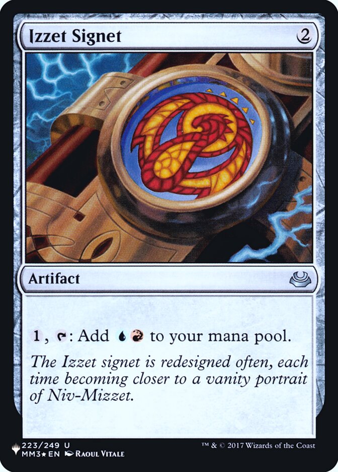 Izzet Signet [Secret Lair: Heads I Win, Tails You Lose] | Odin's Place