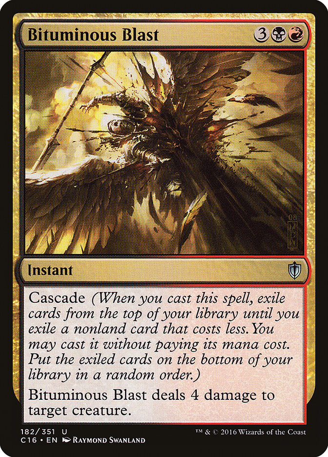 Bituminous Blast (182) [Commander 2016] | Odin's Place