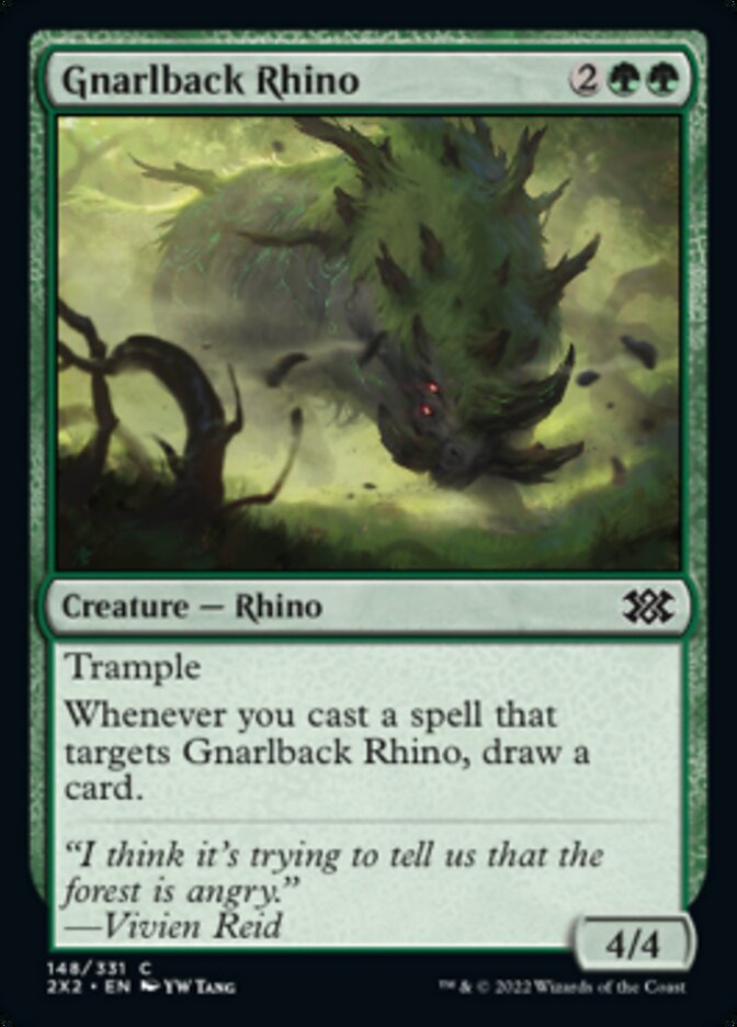 Gnarlback Rhino [Double Masters 2022] | Odin's Place